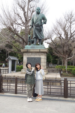 上野公園にて